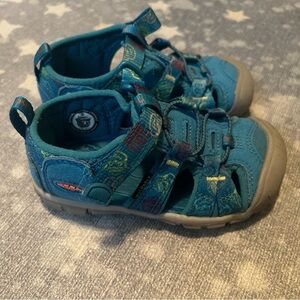 Keen Kids Teal and Gray Sandals